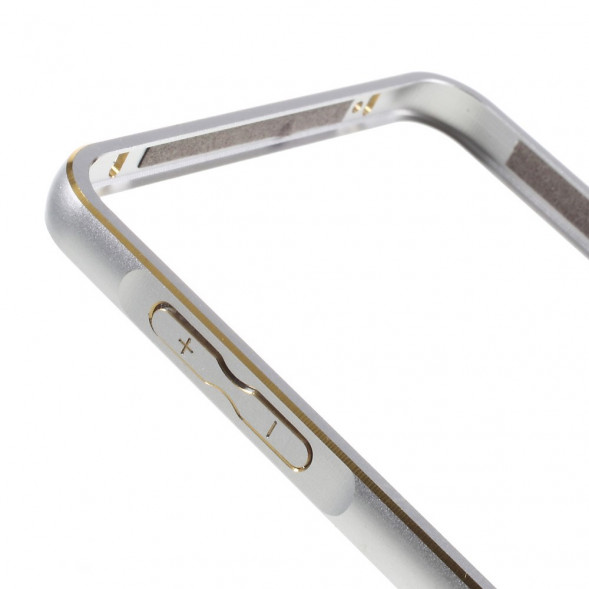 Алюминиевый бампер для Samsung Galaxy A9 (2016) (Серебристый)