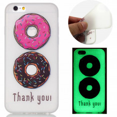 Светящийся в темноте чехол для iPhone 6, 6S (Thank You)