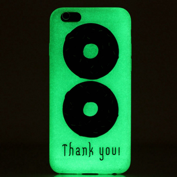 Светящийся в темноте чехол для iPhone 6, 6S (Thank You)