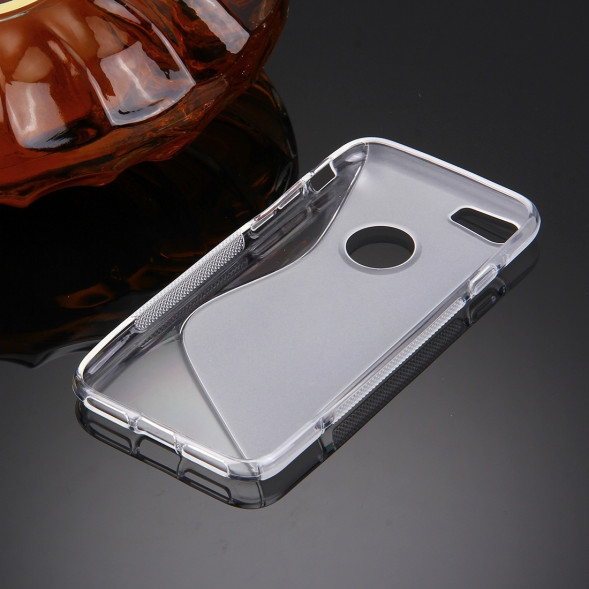 Антискользящий чехол накладка для iPhone 7 (Прозрачный)