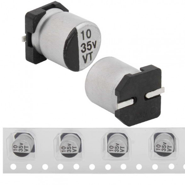 Конденсатор 10 uF 35 V 105C 5*5.4 VT