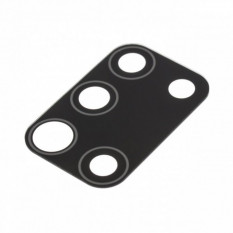 Стекло задней камеры для Samsung A315 Galaxy A31 (без рамки) (Черный)