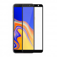 Защитное стекло 3D для Samsung Galaxy J4+ Plus, J6 Plus (черный)