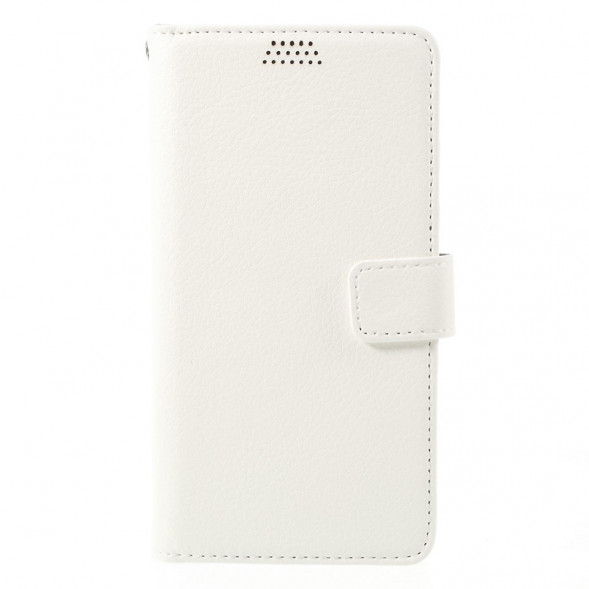 Чехол книжка с визитницей для Microsoft Lumia 650 (Белый)