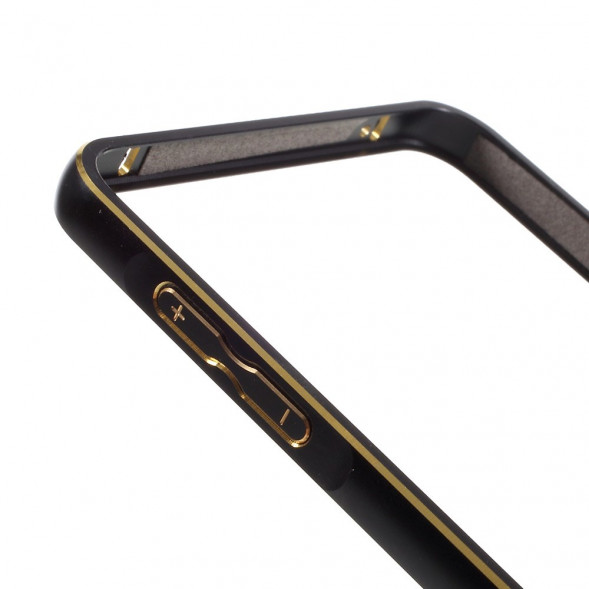 Алюминиевый бампер для Samsung Galaxy A9 (2016) (Черный)