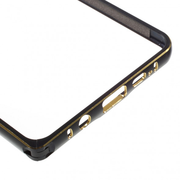 Алюминиевый бампер для Samsung Galaxy A9 (2016) (Черный)