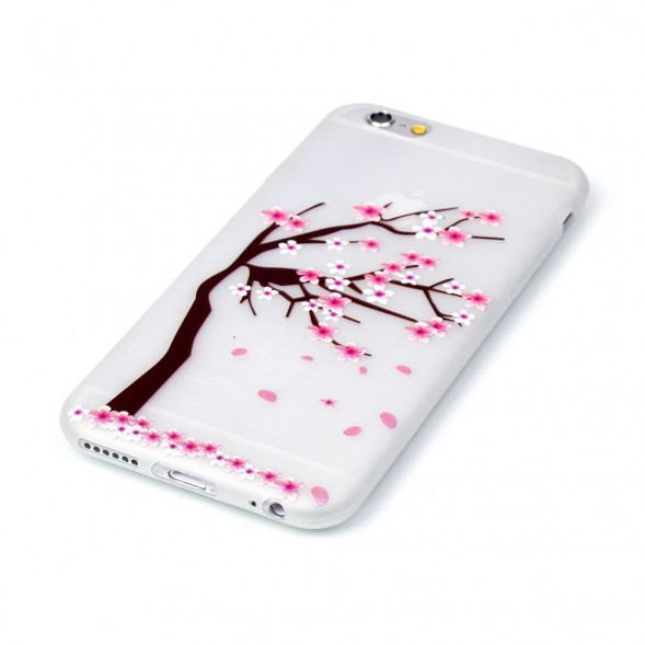 Светящийся в темноте чехол для iPhone 6, 6S (Дерево)