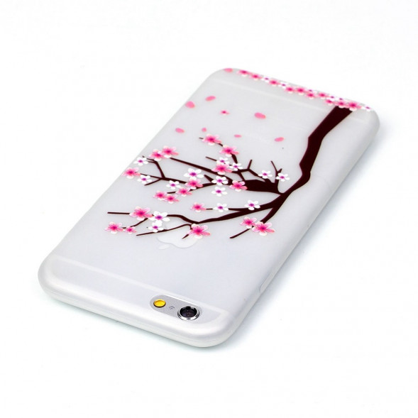 Светящийся в темноте чехол для iPhone 6, 6S (Дерево)