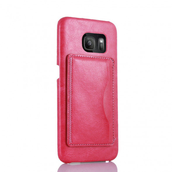Чехол с подставкой для Samsung Galaxy S7 Edge G935 (Малиновый)