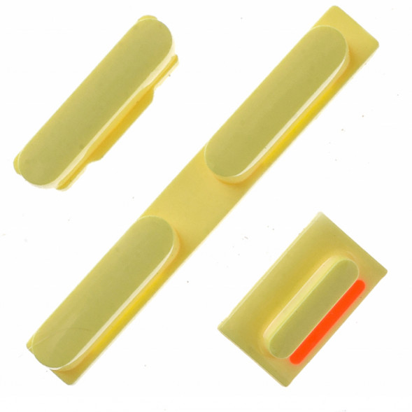 Кнопки для iPhone 5C громкости, включения, вибрации (Желтый)