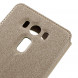 Песочный чехол с окном информации для ASUS ZenFone 3 Deluxe ZS550KL (Золотистый)