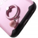 Чехол Moustach Cat с кольцом для iPhone 6, 6s (розовый)