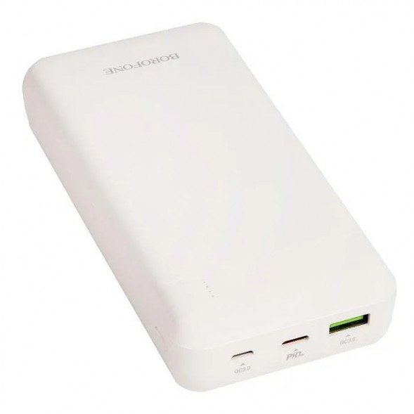Портативный аккумулятор Borofone BJ19A Incredible PD20W QC3.0 20000mAh (Белый)