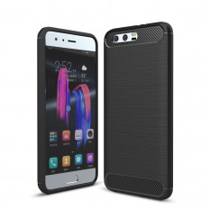 Чехол накладка Carbon Fibre для Huawei Honor 9 (черный)