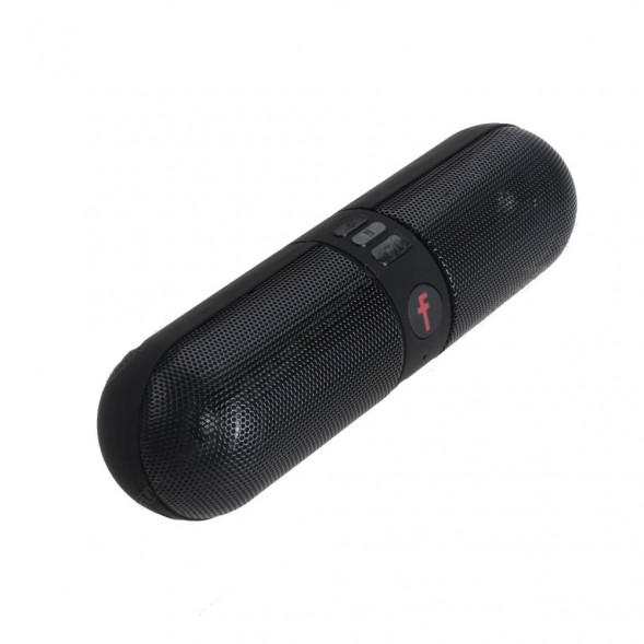Колонка портативная Feats Bluetooth FM, USB, microSD (чёрный)
