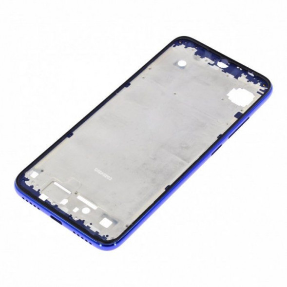 Рамка дисплея для Xiaomi Redmi Note 7, 7 Pro (Синий) средняя часть