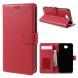 Чехол книжка с визитницей для Microsoft Lumia 650 (Красный)
