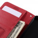 Чехол книжка с визитницей для Microsoft Lumia 650 (Красный)