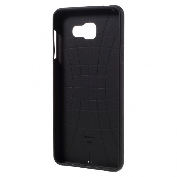 Текстурный TPU чехол накладка для Samsung Galaxy A7 (2016) SM-A710F (Кошка)