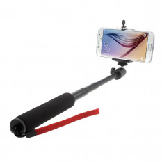 Выдвижная селфи палка - монопод с адаптером для штатива камеры GoPro Hero и зажимом для iPhone 6, Samsung S6