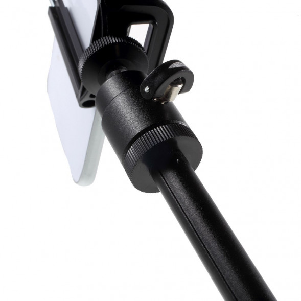 Выдвижная селфи палка - монопод с адаптером для штатива камеры GoPro Hero и зажимом для iPhone 6, Samsung S6