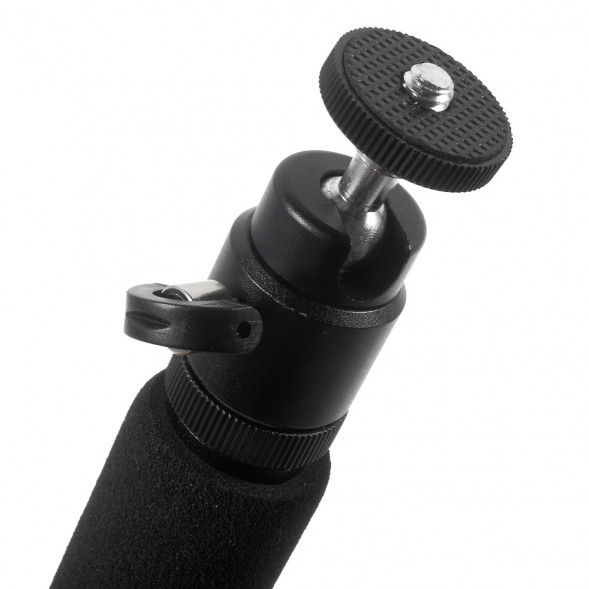 Выдвижная селфи палка - монопод с адаптером для штатива камеры GoPro Hero и зажимом для iPhone 6, Samsung S6