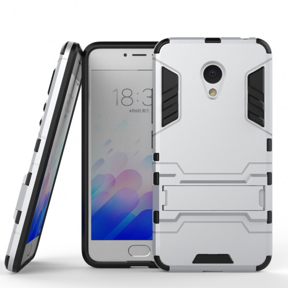 Чехол накладка Duty Armor для Meizu M3 Note (серебряный)
