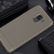 Чехол-накладка Carbon Fibre для Samsung Galaxy A5 (2018), A8 (2018) (серый)