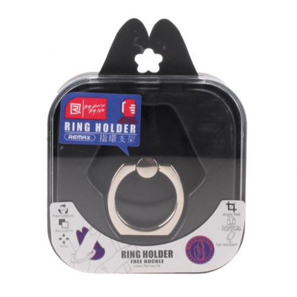 Держатель на руку Remax Lips для смартфона металл на липучке (чёрный)