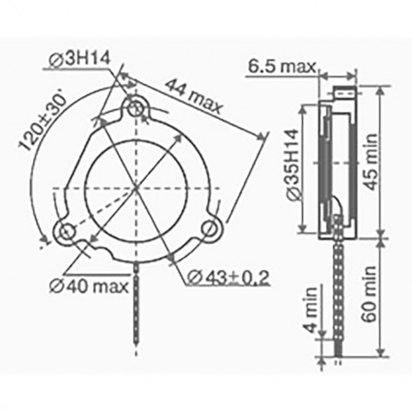 ЗП-5 Пъезокерамический излучатель