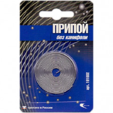 Припой бытовой - размотка ПОС-61 без канифоли (1мм)