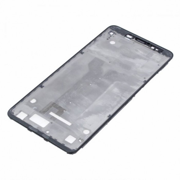 Рамка дисплея для Xiaomi Redmi Note 5, 5 Pro (Черный) средняя часть