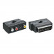 Переходник Scart (m) (In-out) 3 RCA (f)
