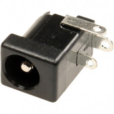 2.5х5.5мм Гнездо DC питания на плату угловое