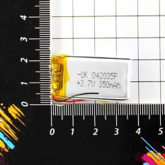 35X20X4mm 3.7V 350mAh Литий-полимерный аккумулятор