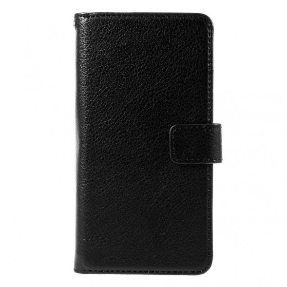 Чехол книжка с визитницей для Microsoft Lumia 650 (Черный)