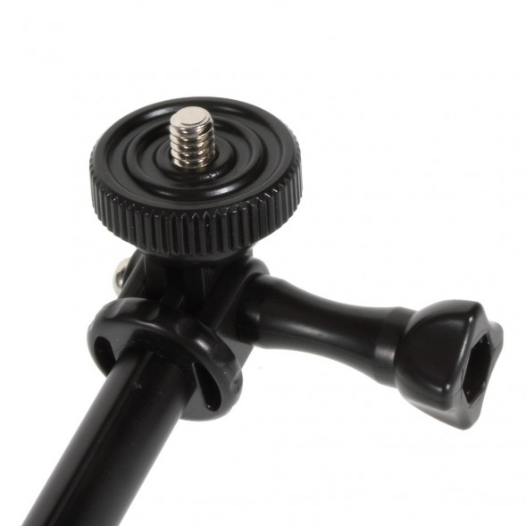 Выдвижной ручной монопод AT-Y13 с накатанной головкой универсальный адаптер для GoPro, Xiaomi