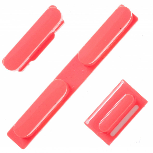 Кнопки для iPhone 5C громкости, включения, вибрации (Розовый)