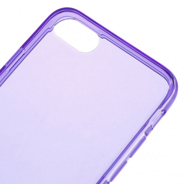 Силиконовый TPU накладка чехол для iPhone 7 (Фиолетовый)