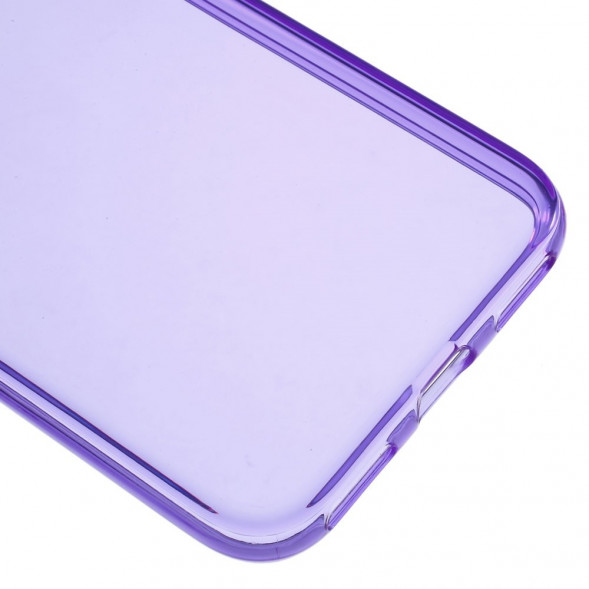 Силиконовый TPU накладка чехол для iPhone 7 (Фиолетовый)