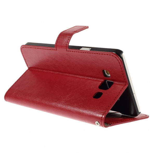 Чехол с визитницей для Samsung Galaxy A7 A700F (красный)