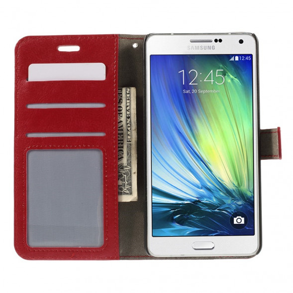 Чехол с визитницей для Samsung Galaxy A7 A700F (красный)