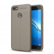 Чехол накладка Litchi Grain для Huawei Nova Lite 2017, P9 lite mini (серый)