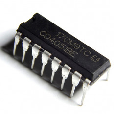 CD4051BE Мультиплексор аналоговый 8-каналов DIP-16