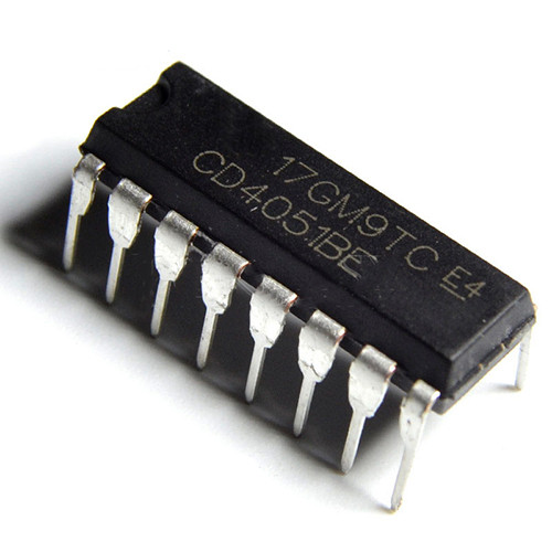 CD4051BE Мультиплексор аналоговый 8-каналов DIP-16