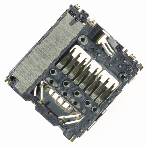 Коннектор MMC Alcatel OT-7047D, OT-6030, OT-8000D, OT-8008D, OT-6037Y, OT-6036Y, OT-6050Y