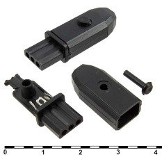 Разъем Трех контактный разъем питания