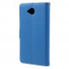 Чехол книжка с визитницей для Microsoft Lumia 650 (Голубой)
