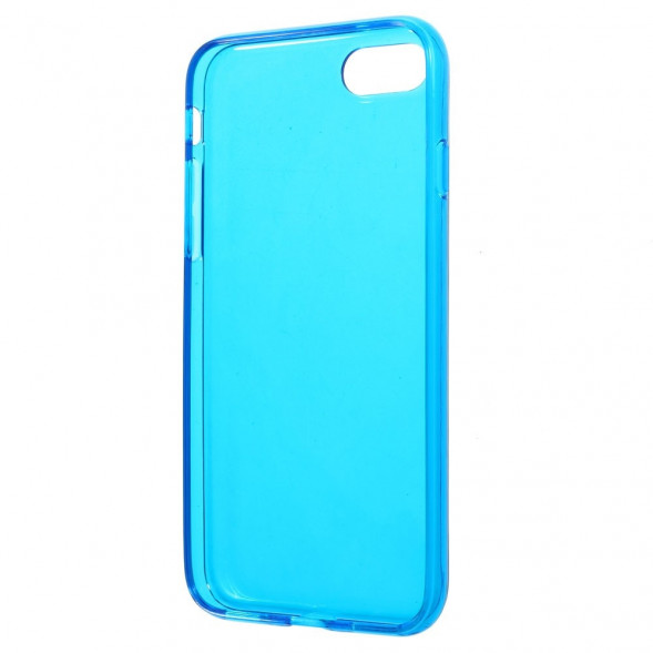 Силиконовый TPU накладка чехол для iPhone 7 (Синий)