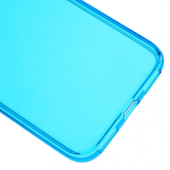 Силиконовый TPU накладка чехол для iPhone 7 (Синий)